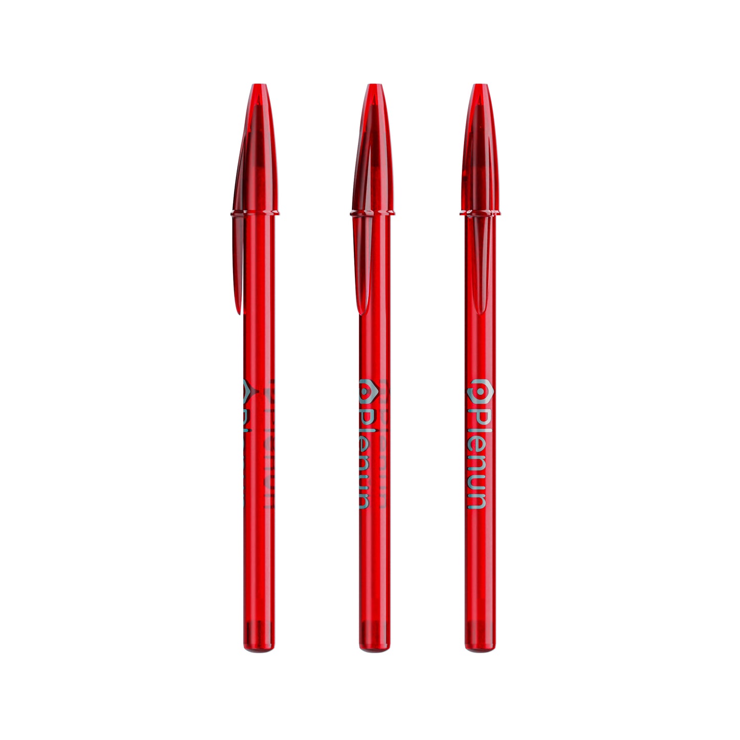Rouge Transparent / Rouge Transparent / Encre Bleue