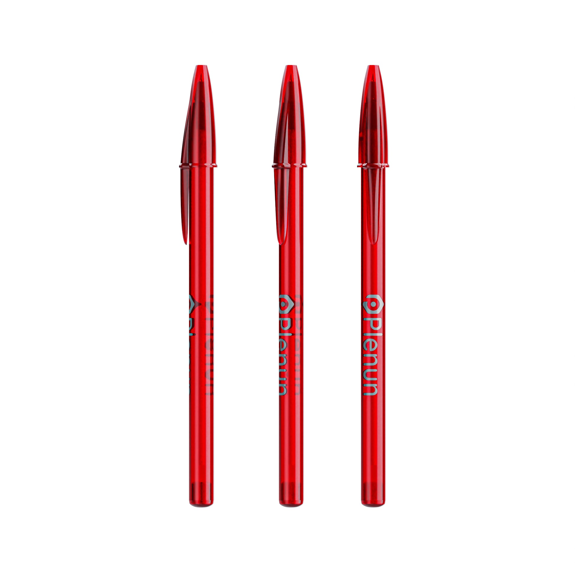 Rouge Transparent / Rouge Transparent / Encre Bleue