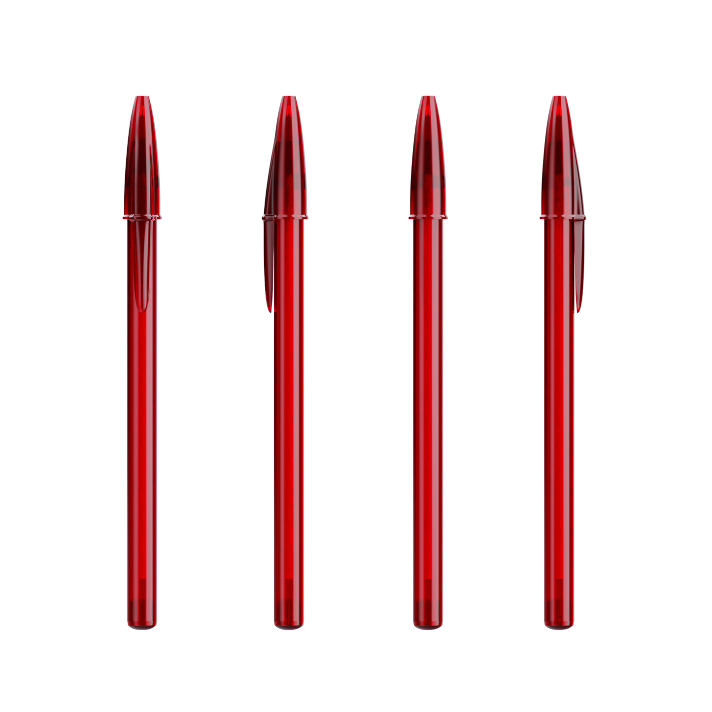 Rouge Transparent / Rouge Transparent / Encre Noire