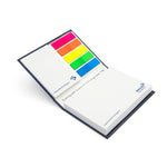 Bloc-notes adhésifs avec couverture rigide