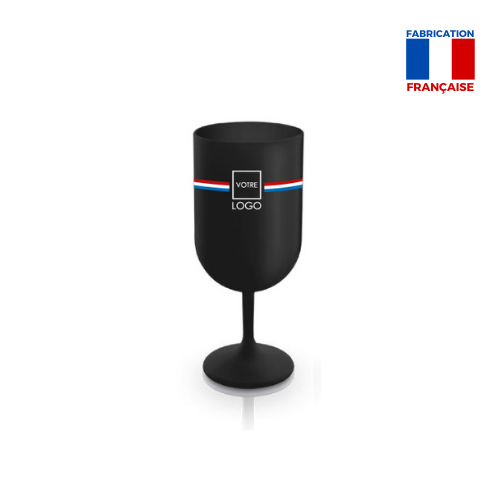 Verre à Pied en Plastique Réutilisable 18 cl - Made in France