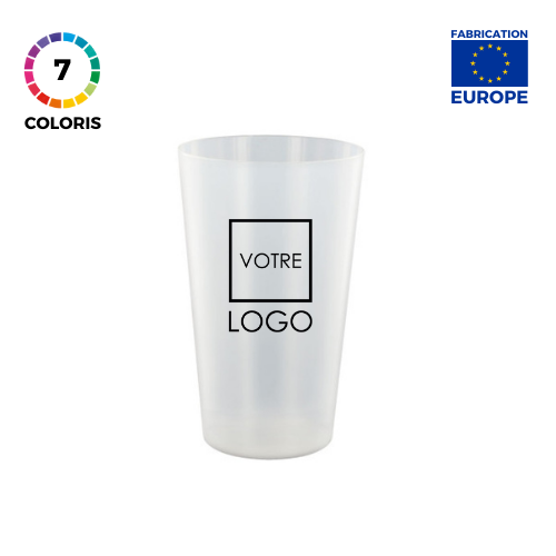 Gobelet Plastique Réutilisable - 50 cl