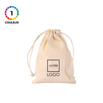 Sac pochon en coton - 15X20