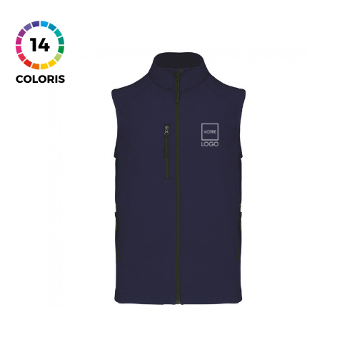 Veste Technique Sans Manche Unisexe