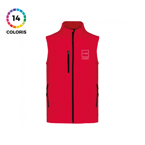 Veste Technique Sans Manche Unisexe