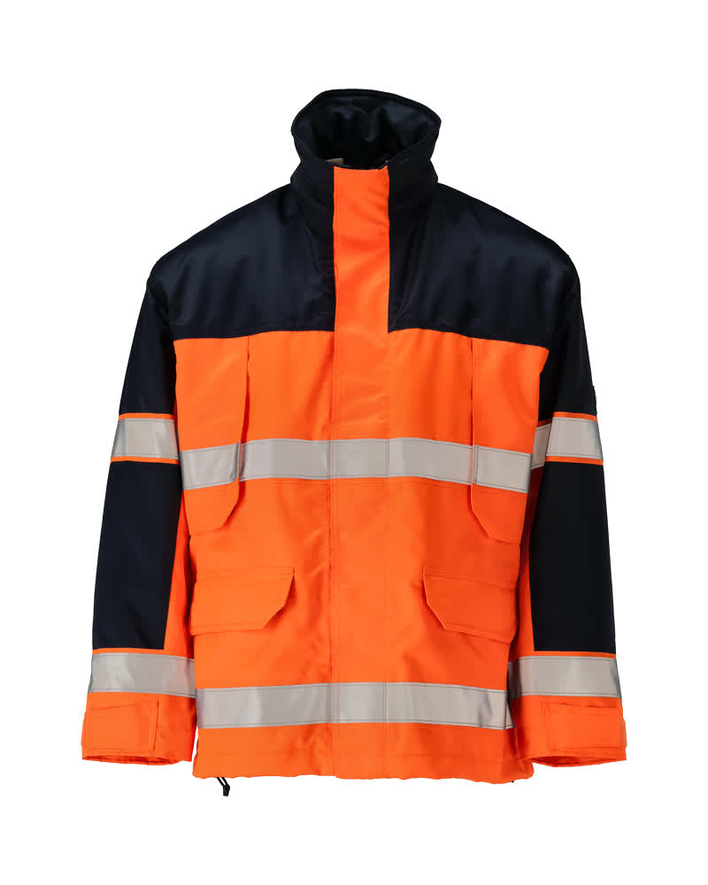 SAFE IMAGE Parka - Hi-vis Orange/Marine