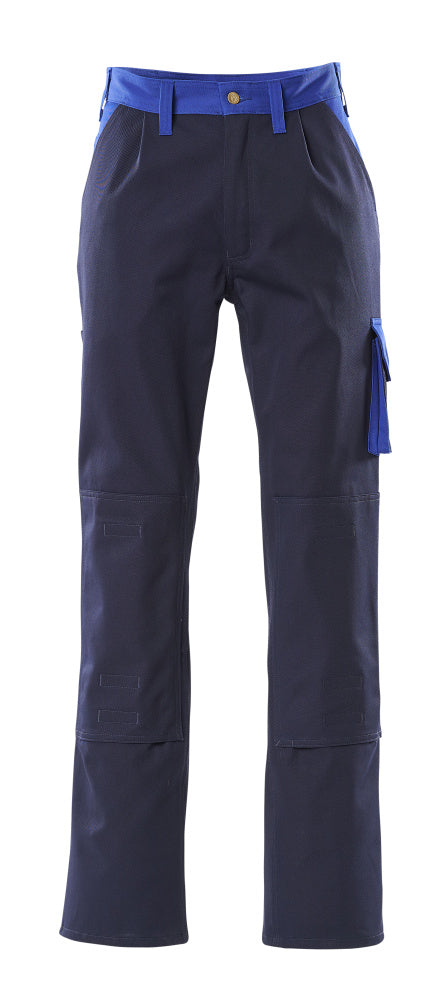 IMAGE Pantalon avec poches genouillères - Marine/Bleu roi
