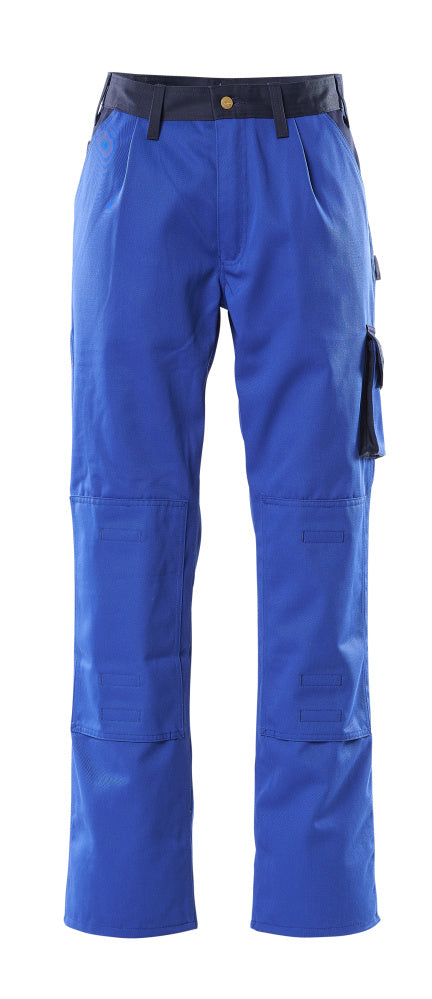 IMAGE Pantalon avec poches genouillères - Bleu roi/Marine