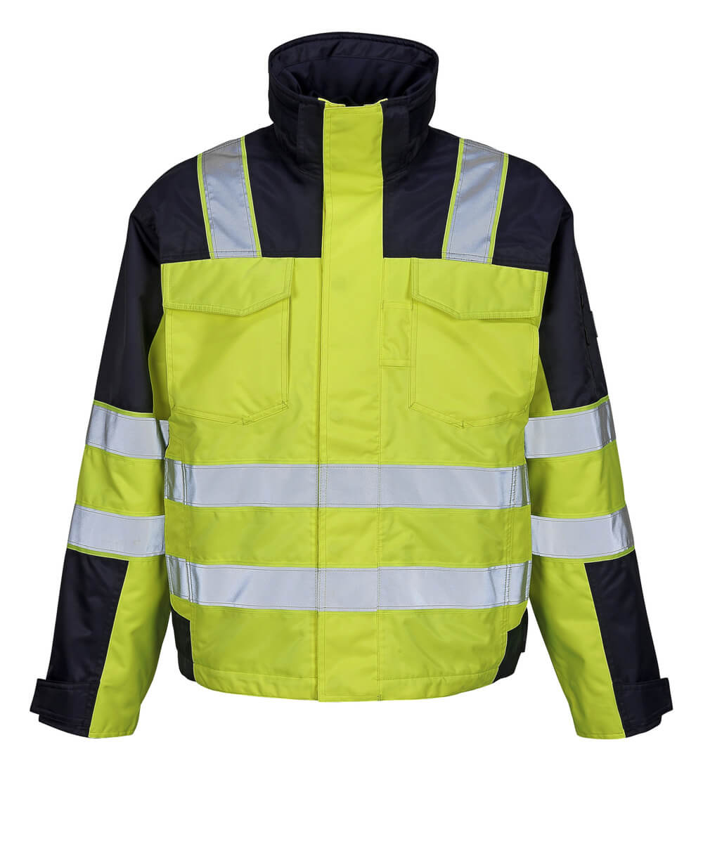 SAFE IMAGE Veste grand froid - Hi-vis Jaune/Marine