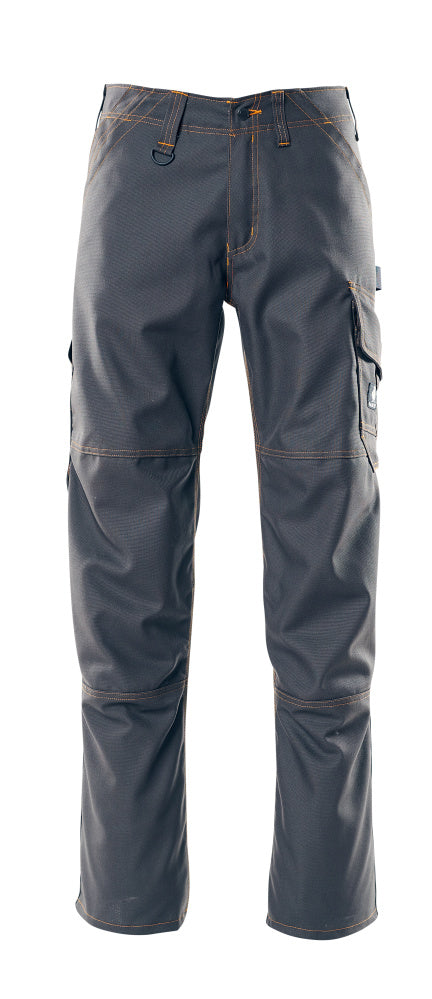 YOUNG Pantalon avec poches cuisse - Marine foncé