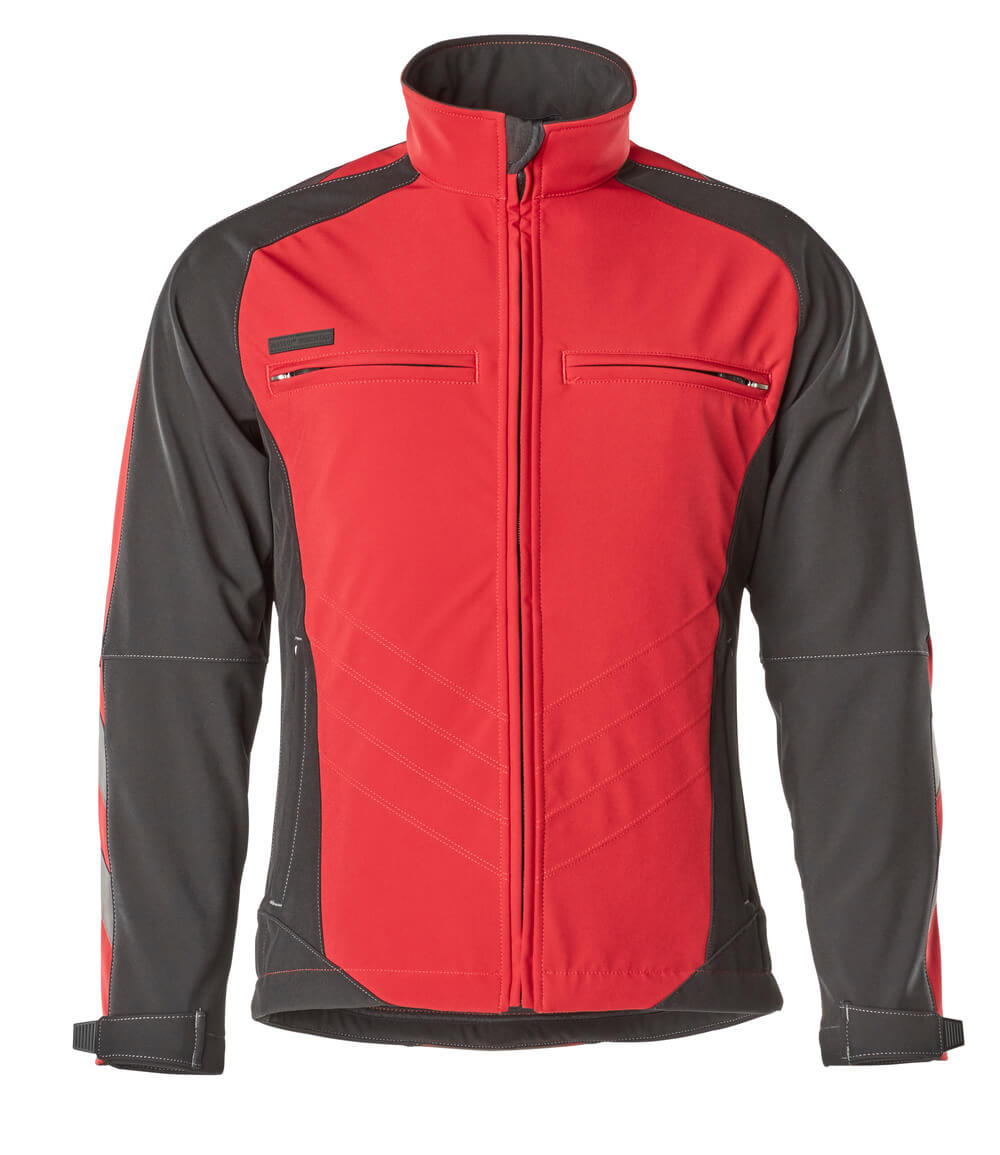 UNIQUE Veste Softshell - Rouge/Noir