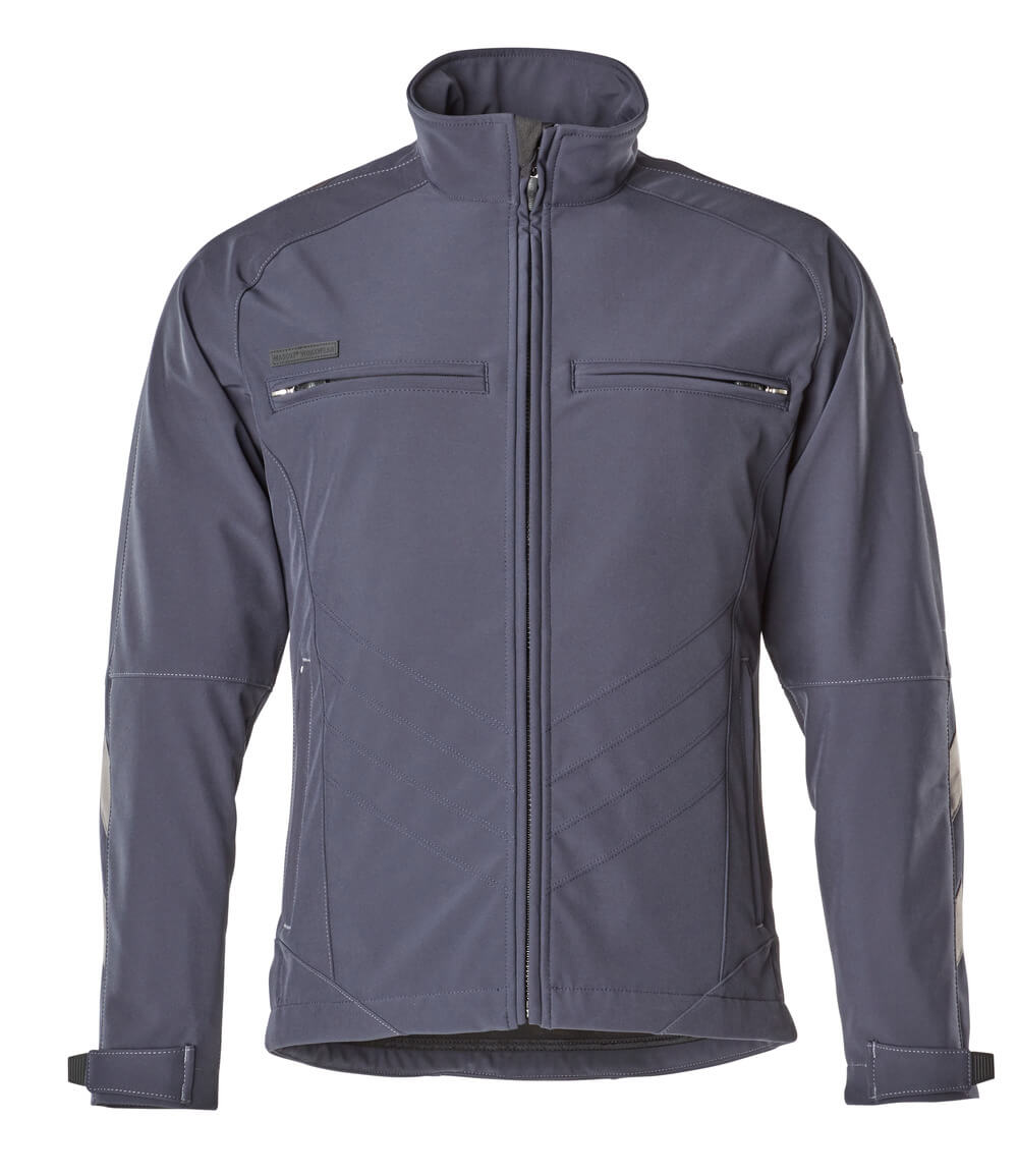 UNIQUE Veste Softshell - Marine foncé