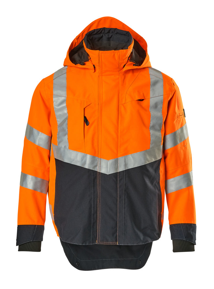 SAFE SUPREME Veste d'extérieur - Hi-vis Orange/Marine foncé
