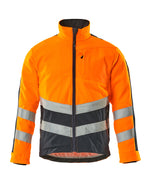 SAFE SUPREME Veste polaire - Hi-vis Orange/Marine foncé