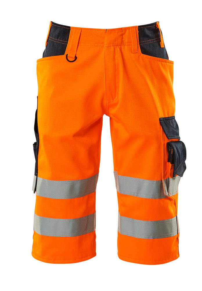 SAFE SUPREME Short long - Hi-vis Orange/Marine foncé