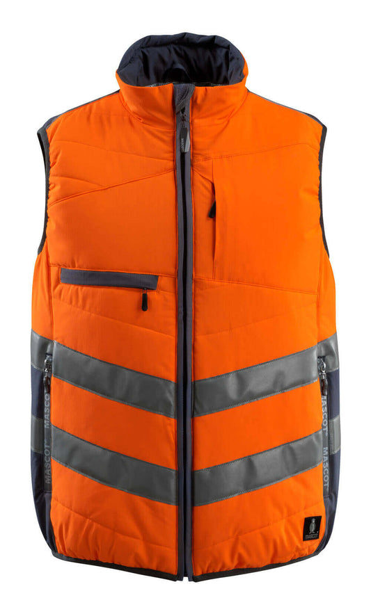 SAFE SUPREME Gilet grand froid - Hi-vis Orange/Marine foncé