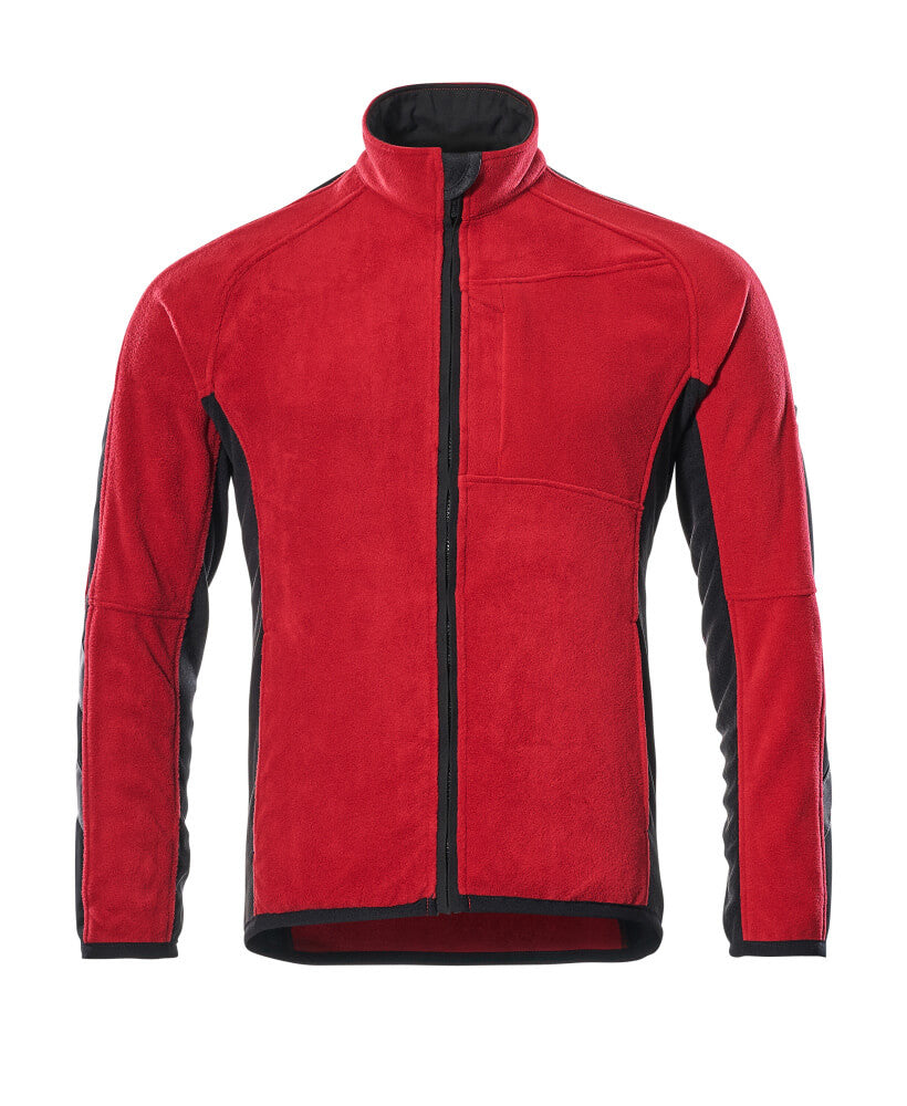 UNIQUE Veste polaire - Rouge/Noir