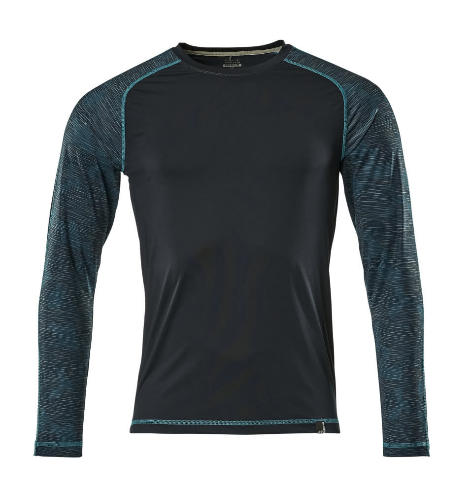 ADVANCED T-shirt, manches longues - Marine foncé