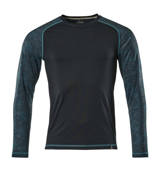 ADVANCED T-shirt, manches longues - Marine foncé