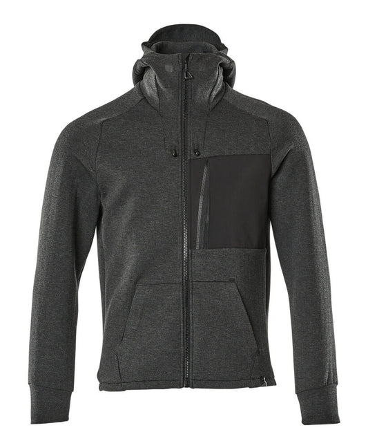 ADVANCED Sweat capuche zippé - Noir