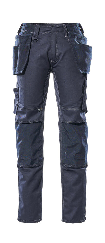 UNIQUE Pantalon avec poches flottantes - Marine foncé