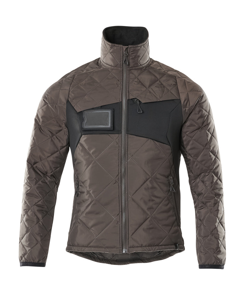 ACCELERATE Veste thermique - Anthracite foncé/Noir