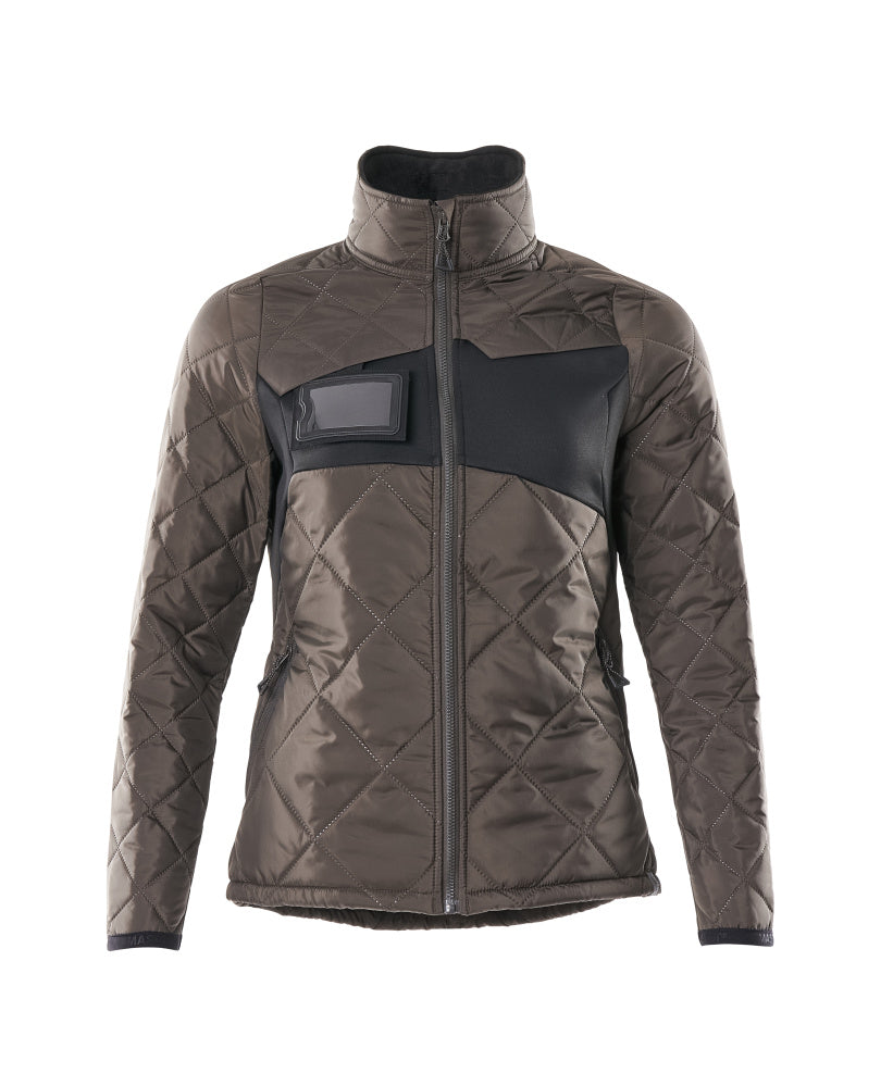 ACCELERATE Veste thermique - Anthracite foncé/Noir