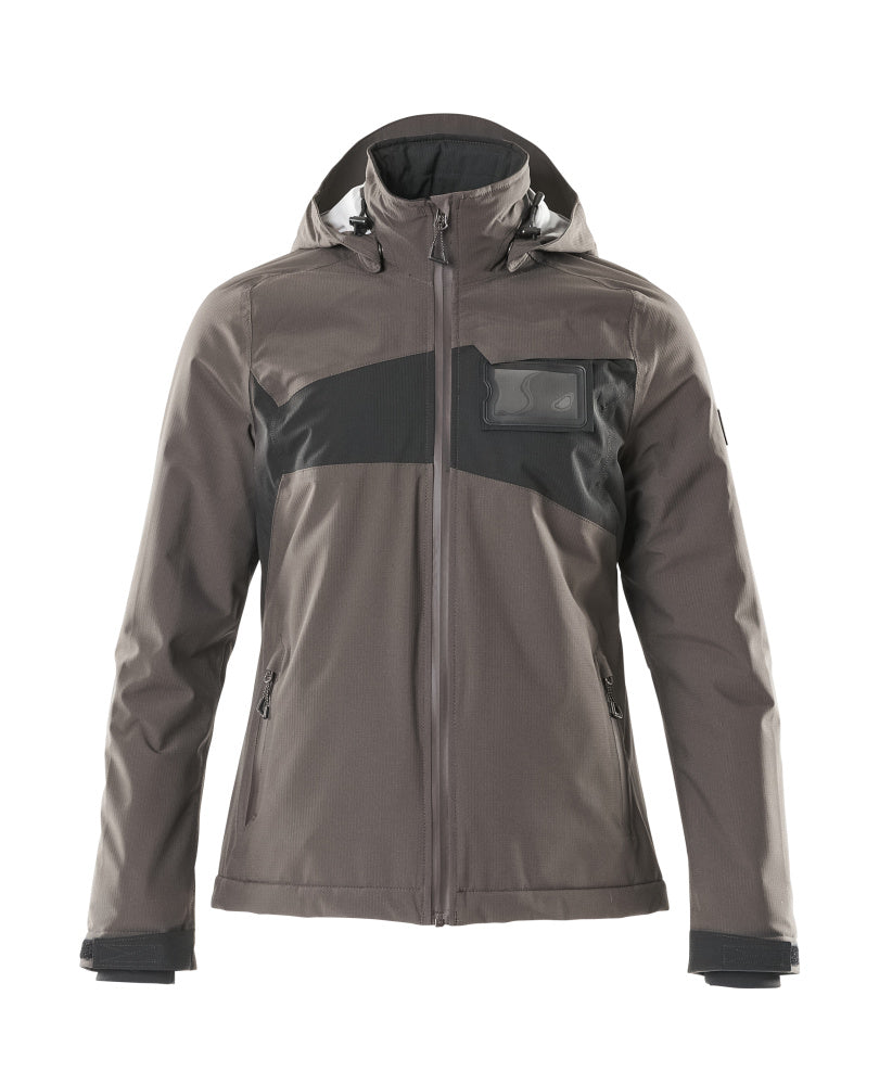 ACCELERATE Veste grand froid - Anthracite foncé/Noir