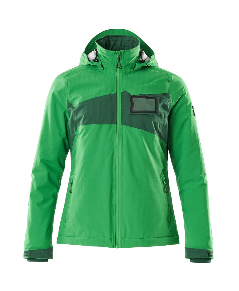 ACCELERATE Veste grand froid - Vert gazon/Vert bouteille