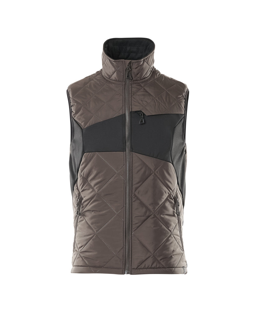 ACCELERATE Gilet thermique - Anthracite foncé/Noir