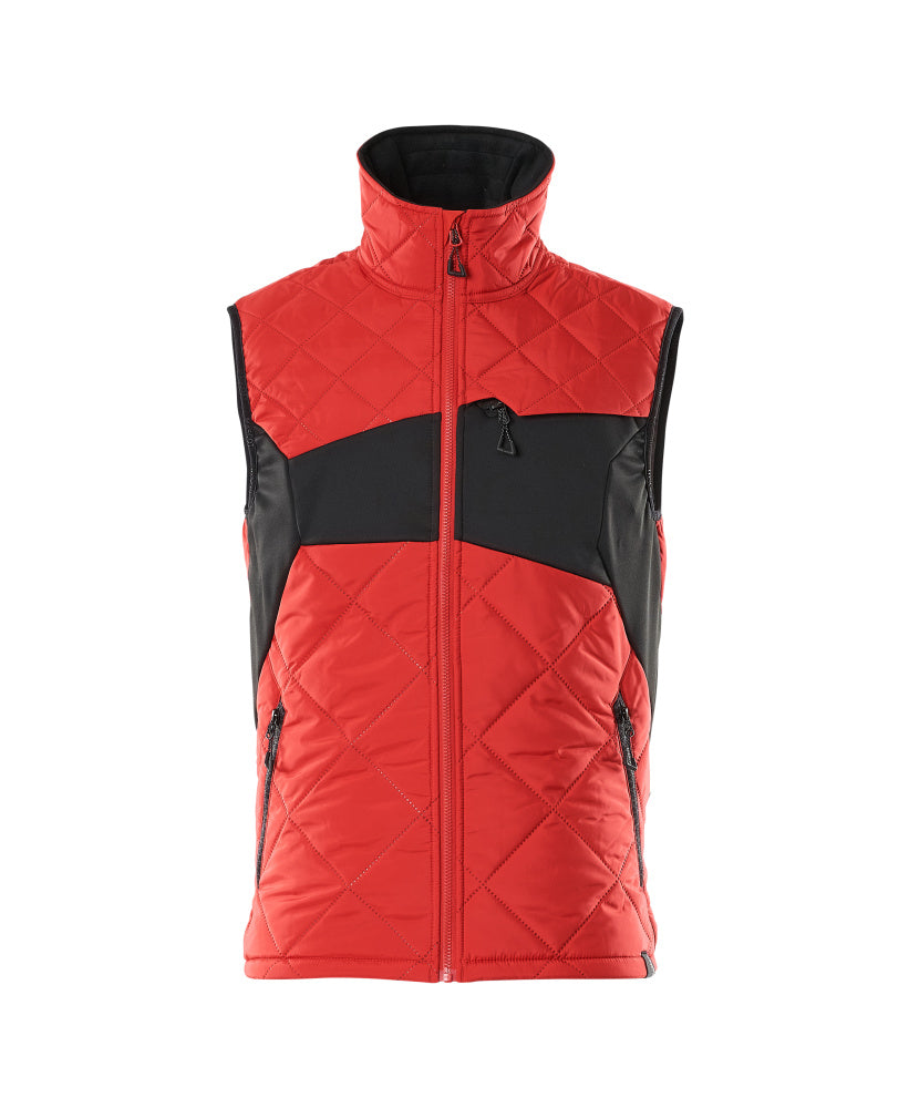 ACCELERATE Gilet thermique - Rouge trafic/Noir