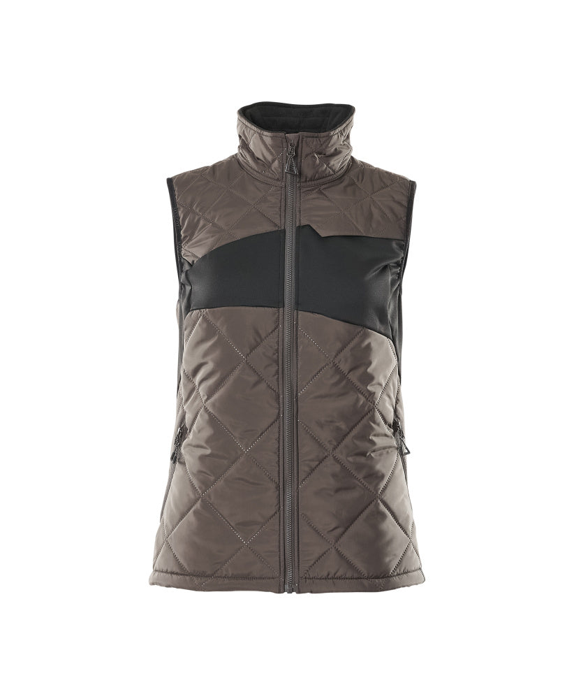 ACCELERATE Gilet thermique - Anthracite foncé/Noir