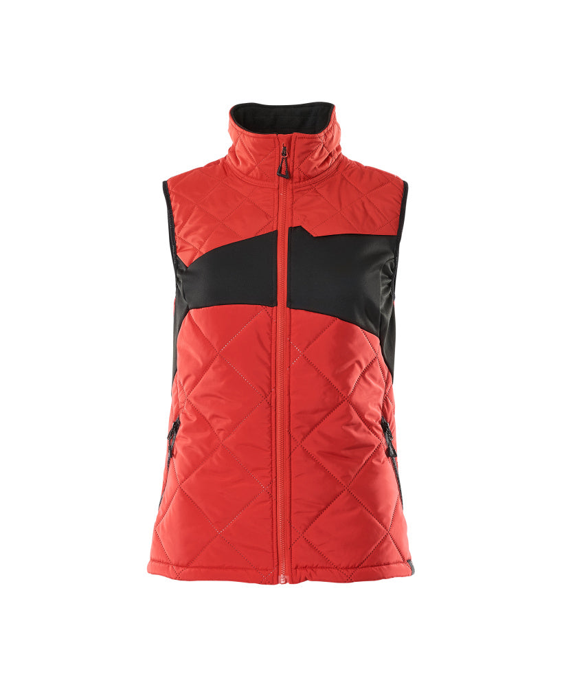 ACCELERATE Gilet thermique - Rouge trafic/Noir