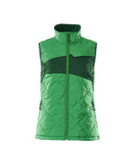 ACCELERATE Gilet thermique - Vert gazon/Vert bouteille