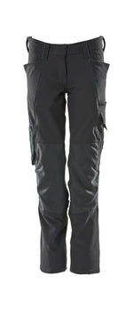ACCELERATE Pantalon avec poches genouillères - Marine foncé