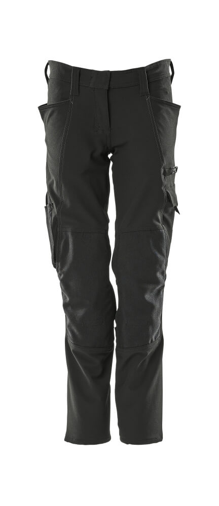 ACCELERATE Pantalon avec poches genouillères - Noir