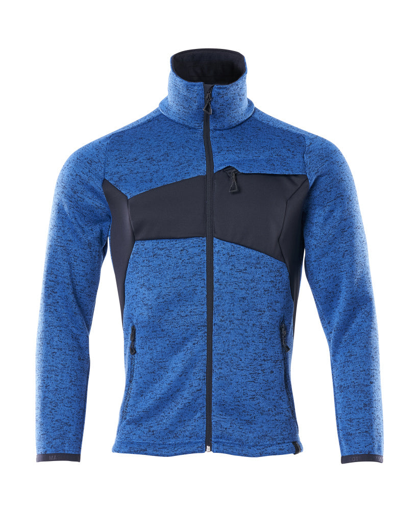 ACCELERATE Pull zippé - Bleu olympien/Marine foncé