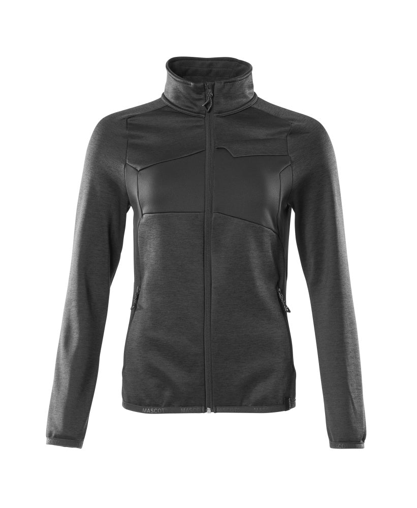 ACCELERATE Pull polaire zippé - Noir