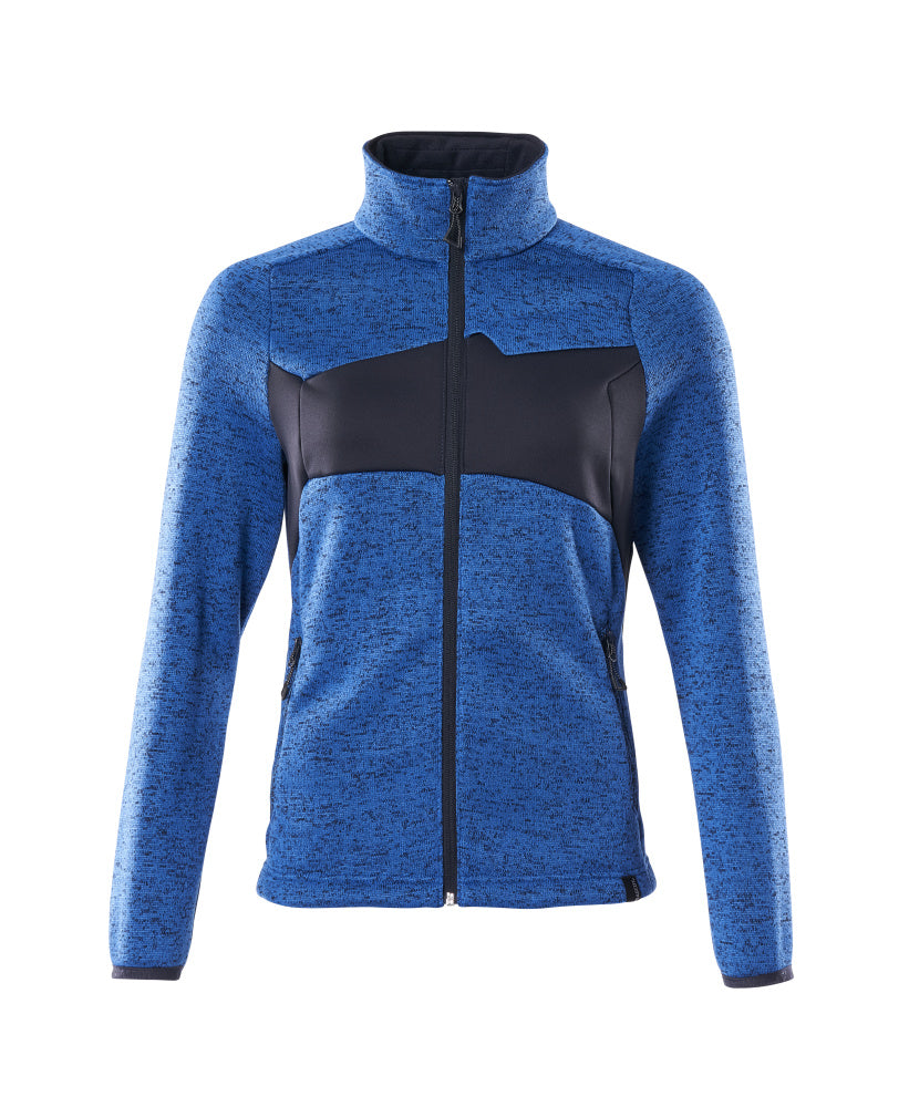 ACCELERATE Pull zippé - Bleu olympien/Marine foncé