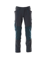 ACCELERATE Pantalon avec poches genouillères - Marine foncé