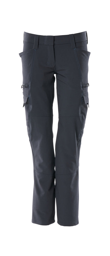 ACCELERATE Pantalon avec poches cuisse - Marine foncé