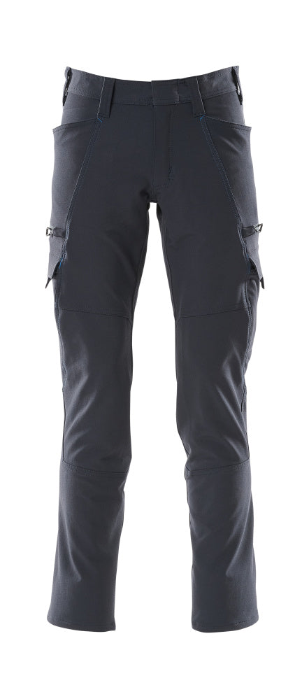 ACCELERATE Pantalon avec poches cuisse - Marine foncé