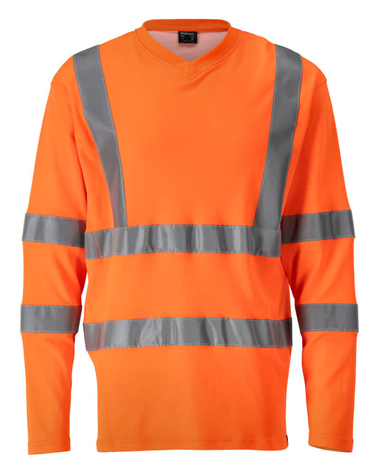 SAFE CLASSIC T-shirt, manches longues - Hi-vis Orange
