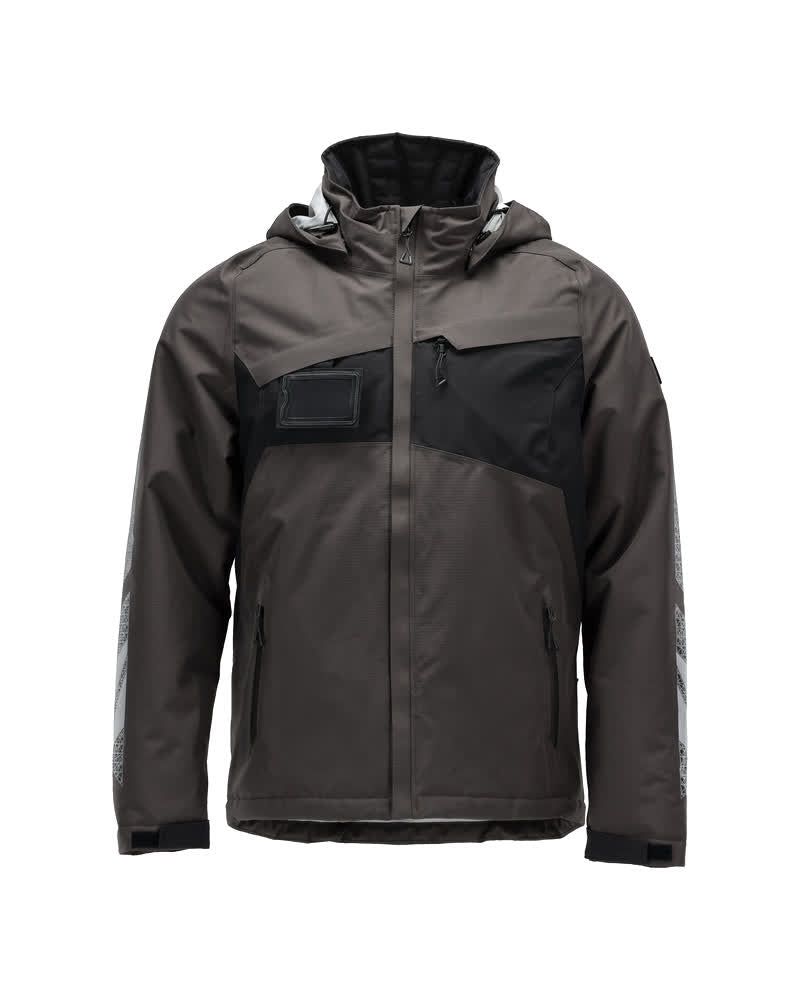 ACCELERATE Veste grand froid - Anthracite foncé/Noir