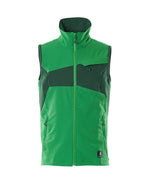ACCELERATE Gilet - Vert gazon/Vert bouteille