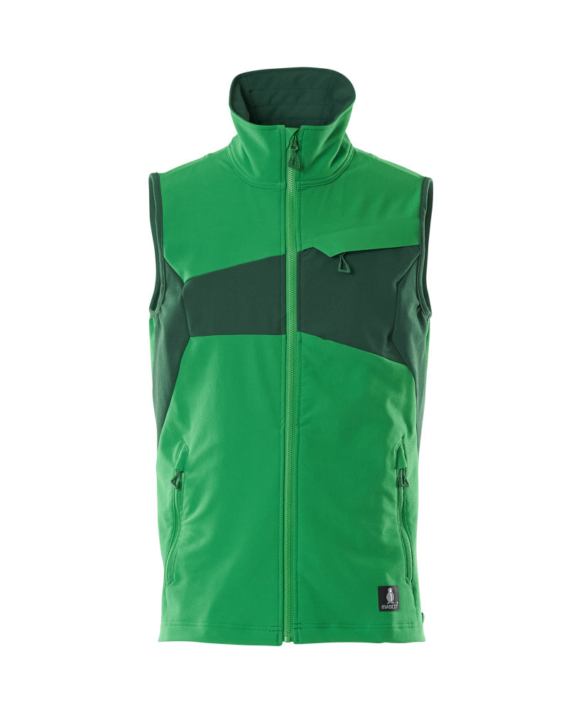 ACCELERATE Gilet - Vert gazon/Vert bouteille