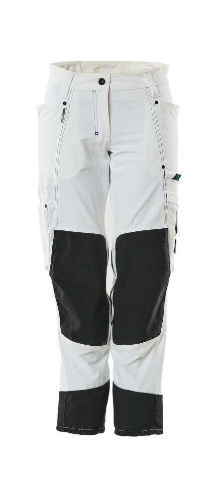 ADVANCED Pantalon avec poches genouillères - Blanc
