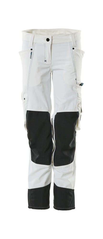 ADVANCED Pantalon avec poches genouillères - Blanc
