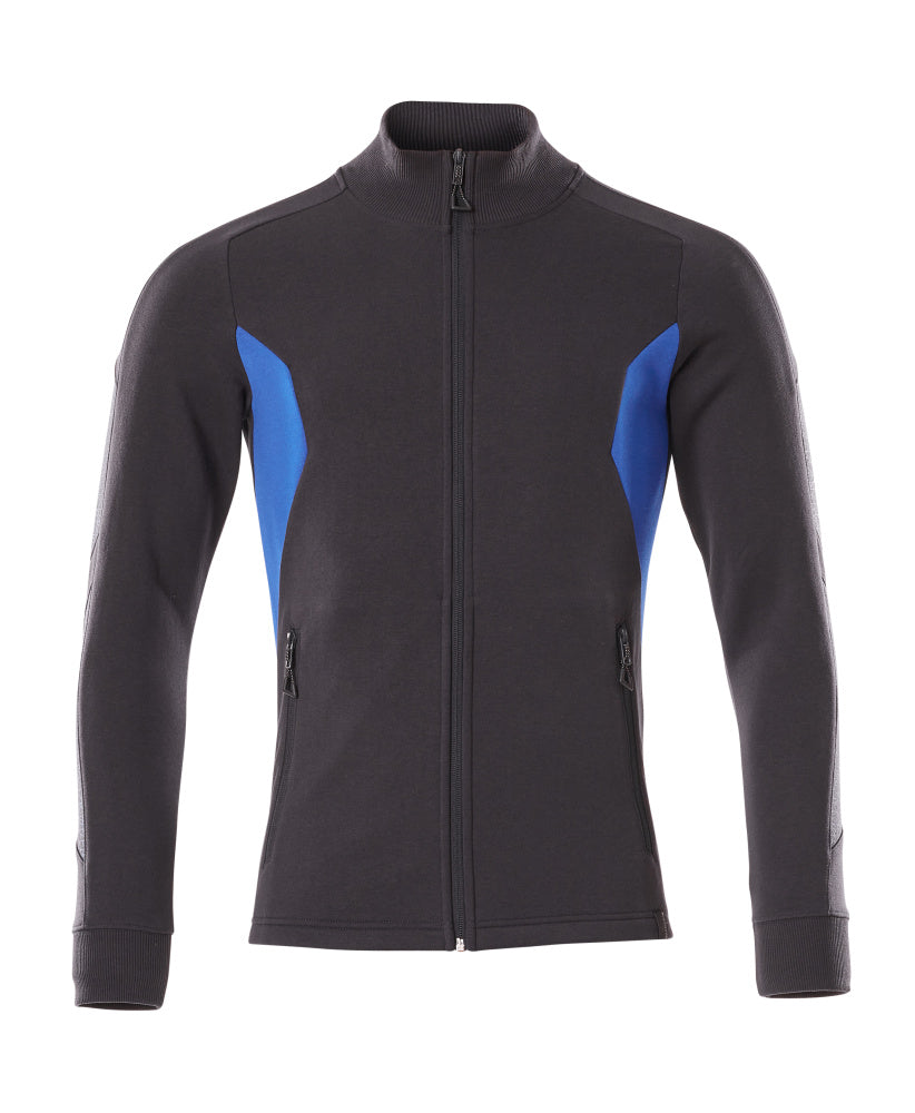 ACCELERATE Sweatshirt zippé - Marine foncé/Bleu olympien