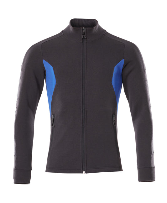 ACCELERATE Sweatshirt zippé - Marine foncé/Bleu olympien